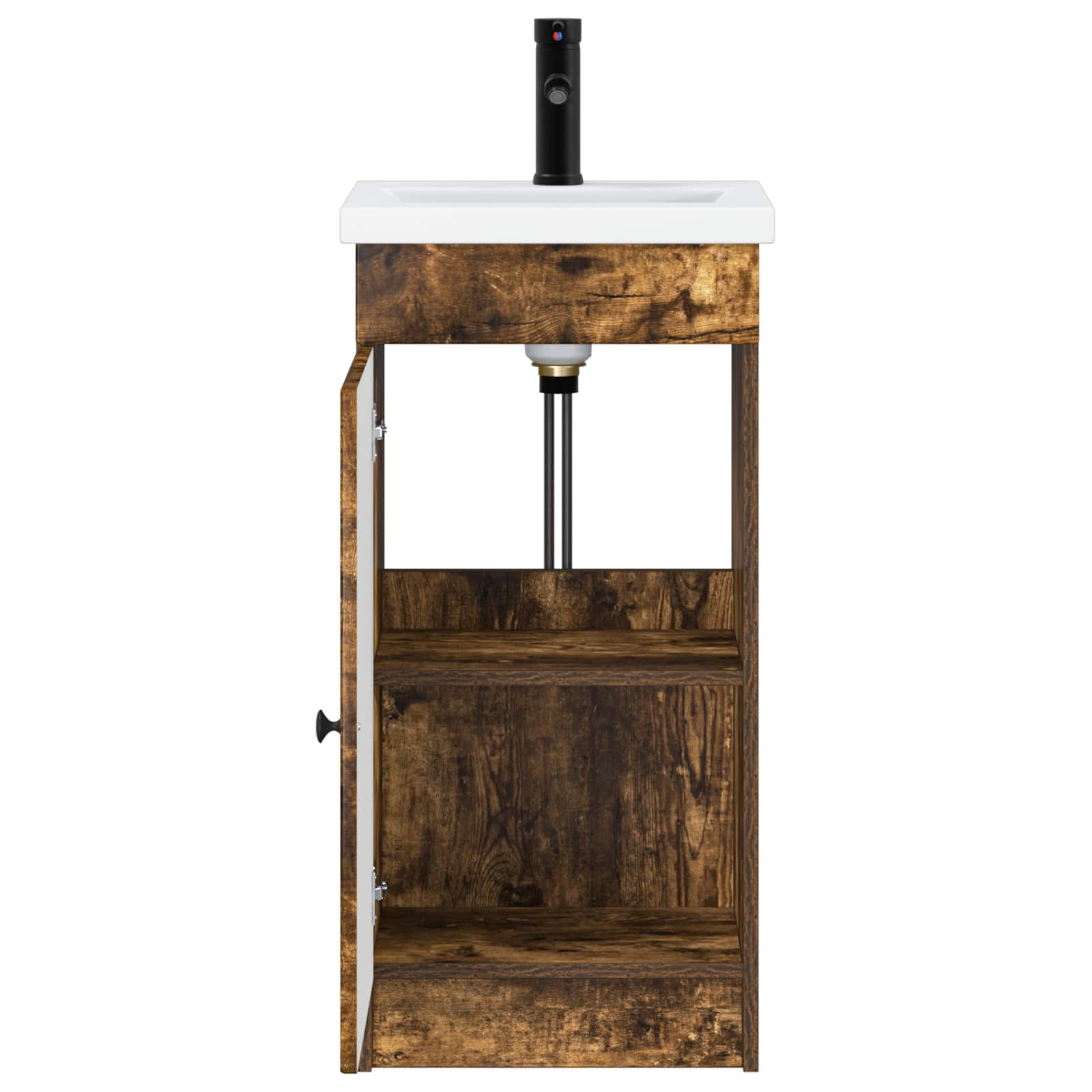 Mobile da bagno con lavabo Rovere Fumo 42 x 40 x 84,5 cm | homemem39