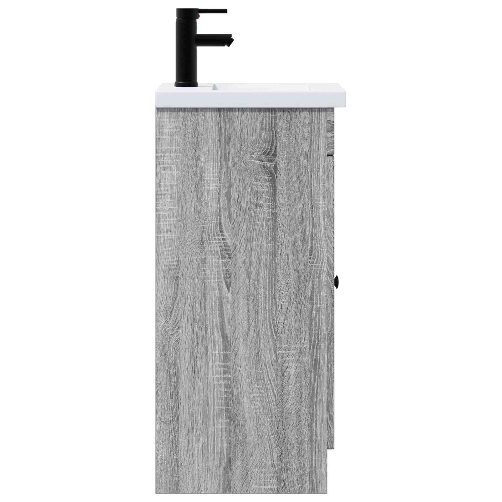 Mobile da bagno con lavabo Sonoma grigio 42 x 40 x 84,5 cm | homemem39