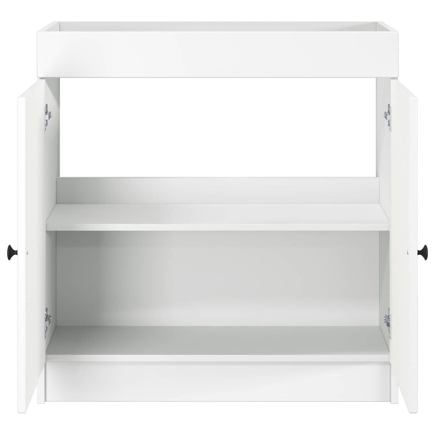 Mobiletto da bagno sotto il lavello Bianco 56 x 37,5 x 81 cm | homemem39