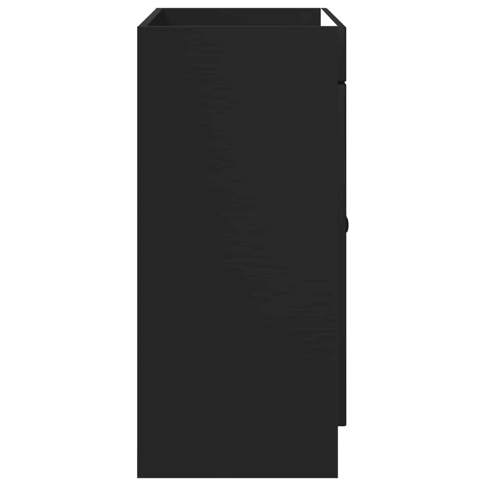 Mobiletto da bagno sotto il lavello Nero 56 x 37,5 x 81 cm | homemem39