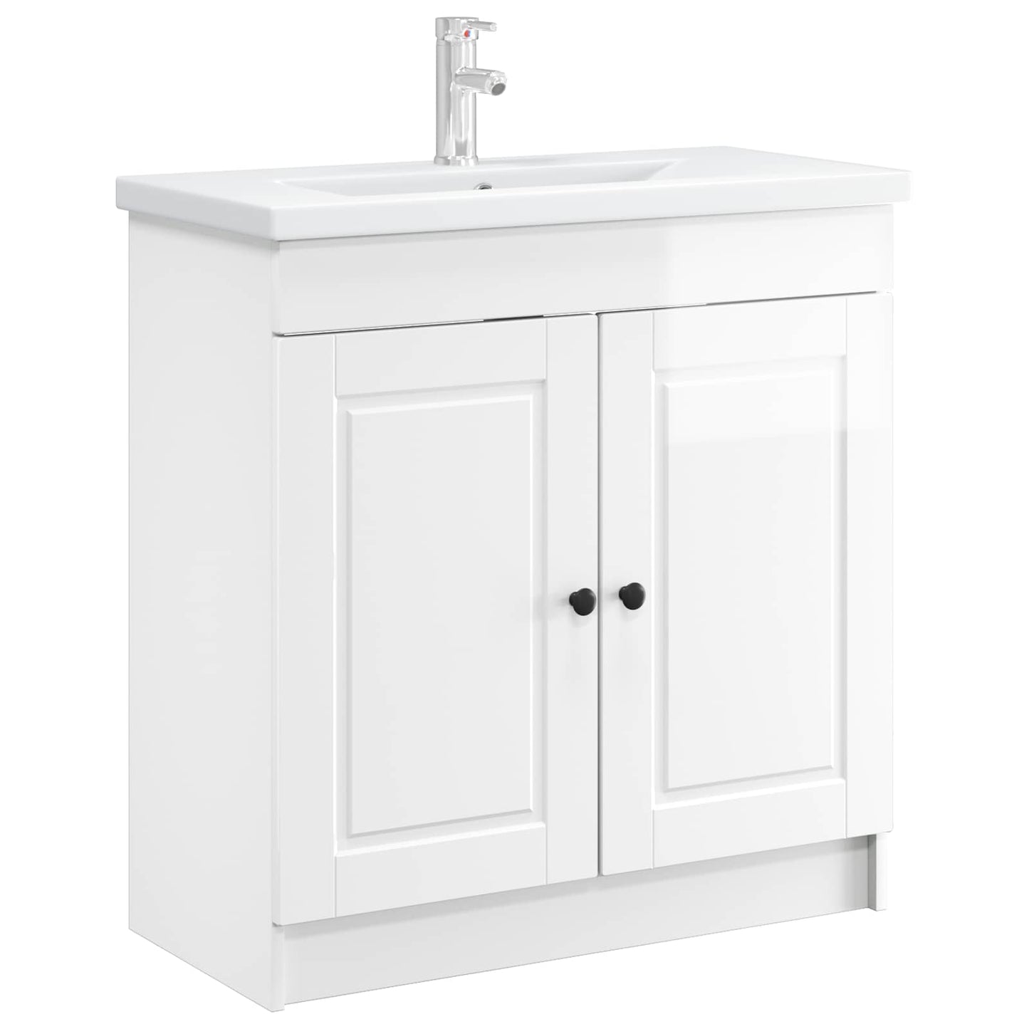 Mobiletto da bagno sotto il lavello Bianco Lucido | homemem39
