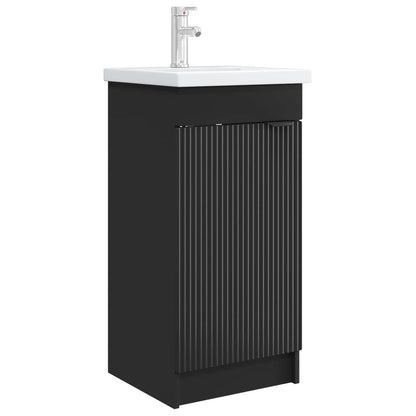 Mobile da bagno con lavabo Nero 42 x 40 x 84,5 cm | homemem39