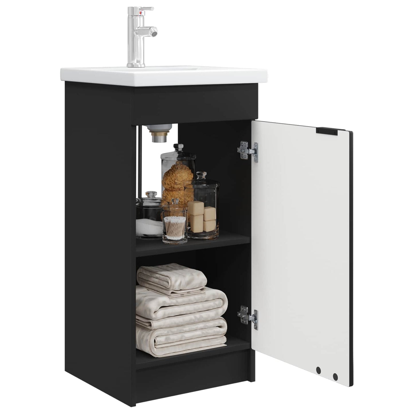 Mobile da bagno con lavabo Nero 42 x 40 x 84,5 cm | homemem39