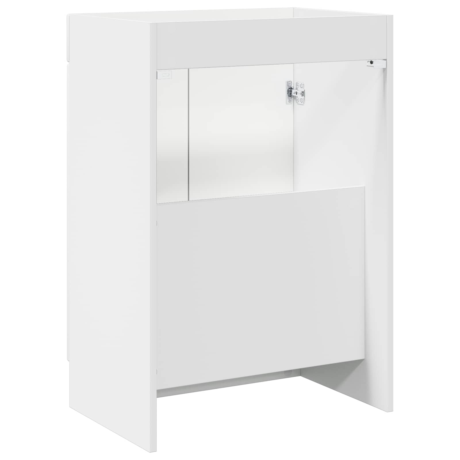 Mobiletto da bagno sotto il lavello Bianco 56 x 37,5 x 81 cm | homemem39