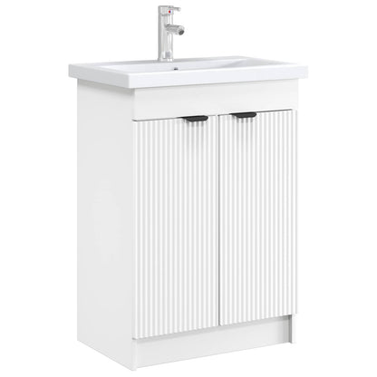 Mobiletto da bagno sotto il lavello Bianco 78,5 x 37,5 x 81 cm | homemem39