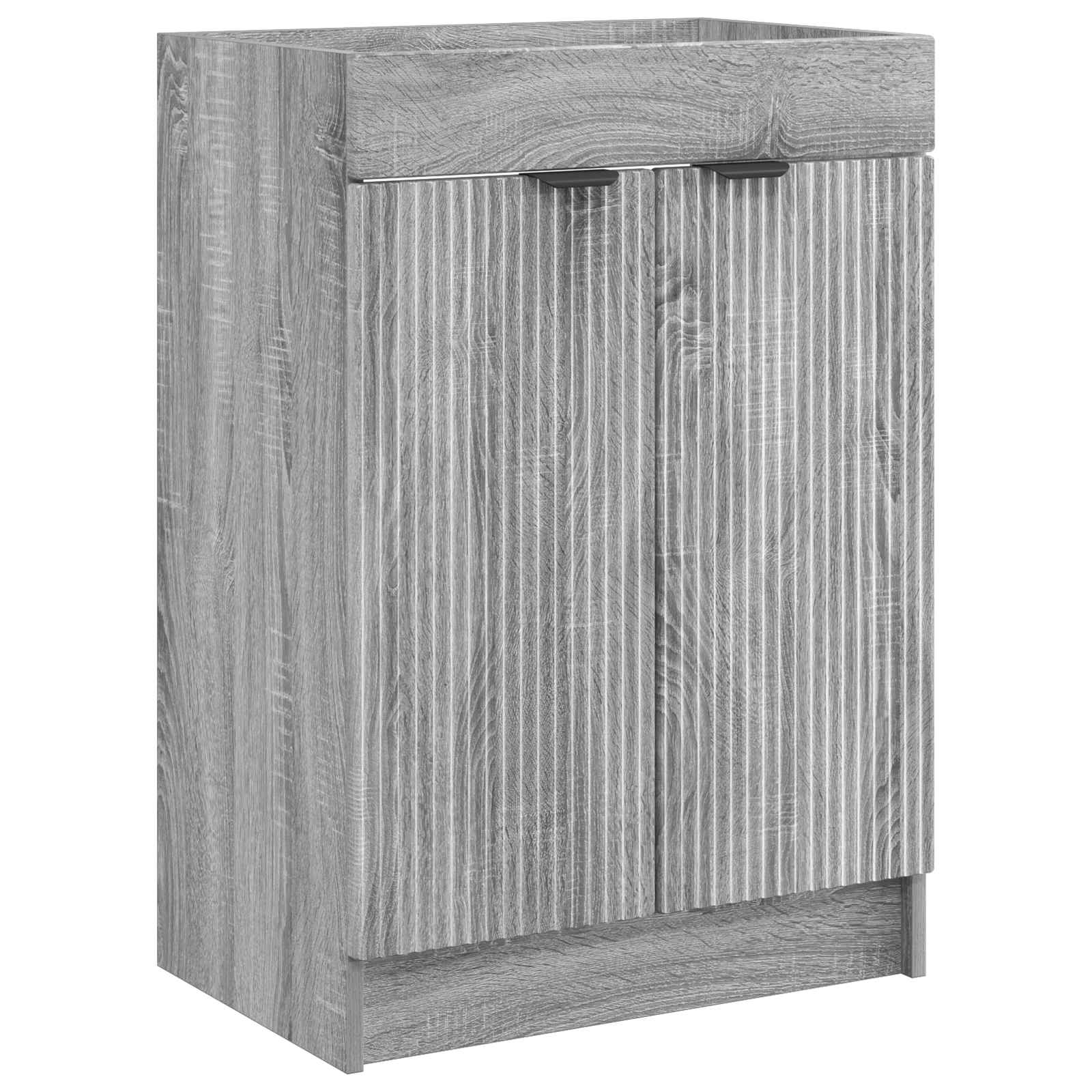 Mobiletto da bagno sotto il lavello Sonoma grigio | homemem39