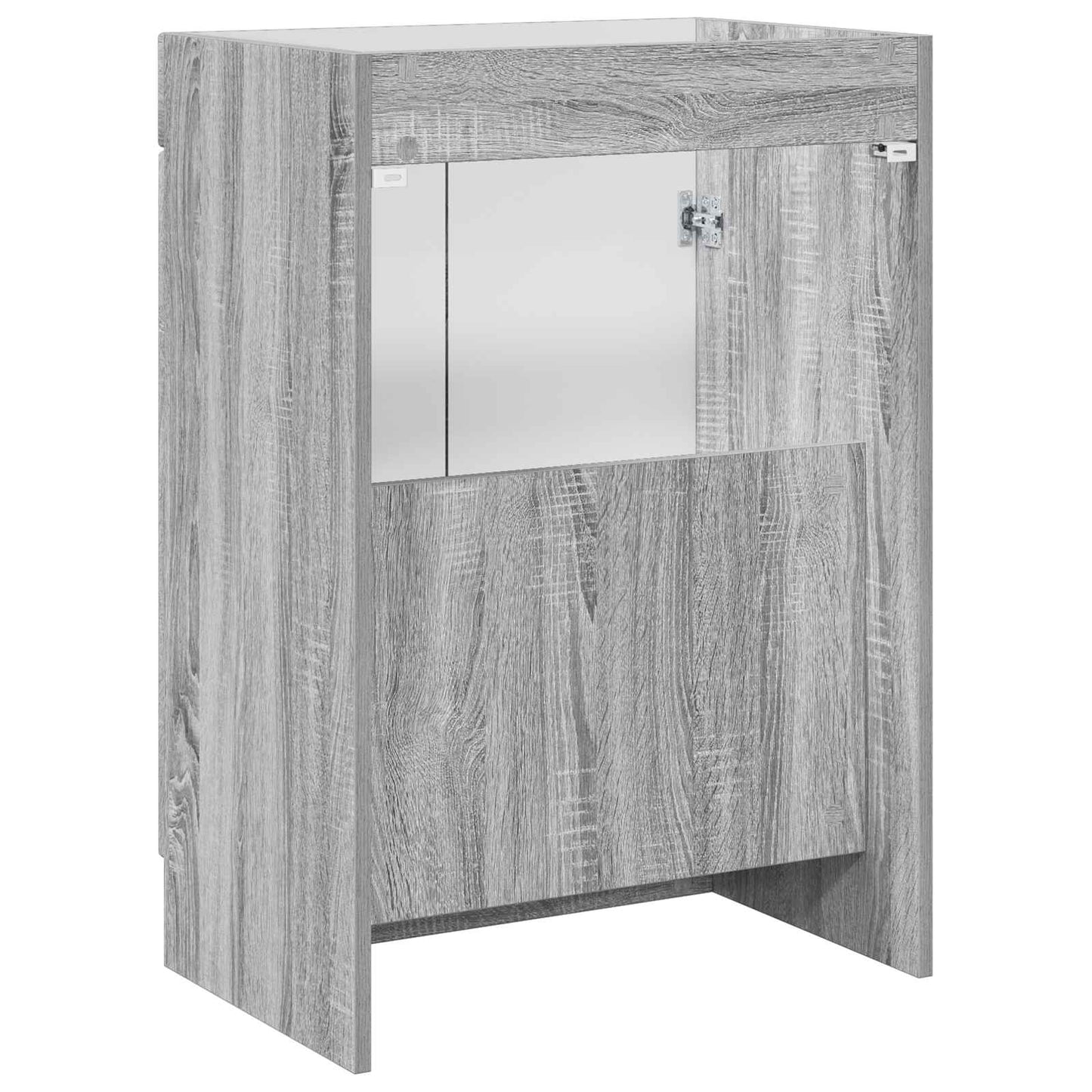 Mobiletto da bagno sotto il lavello Sonoma grigio | homemem39