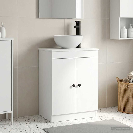 Mobile da bagno con lavabo Bianco 54 x 35 x 83 cm - homemem39