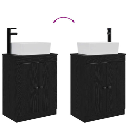 Mobile da bagno con lavabo Nero 54 x 35 x 83 cm | homemem39