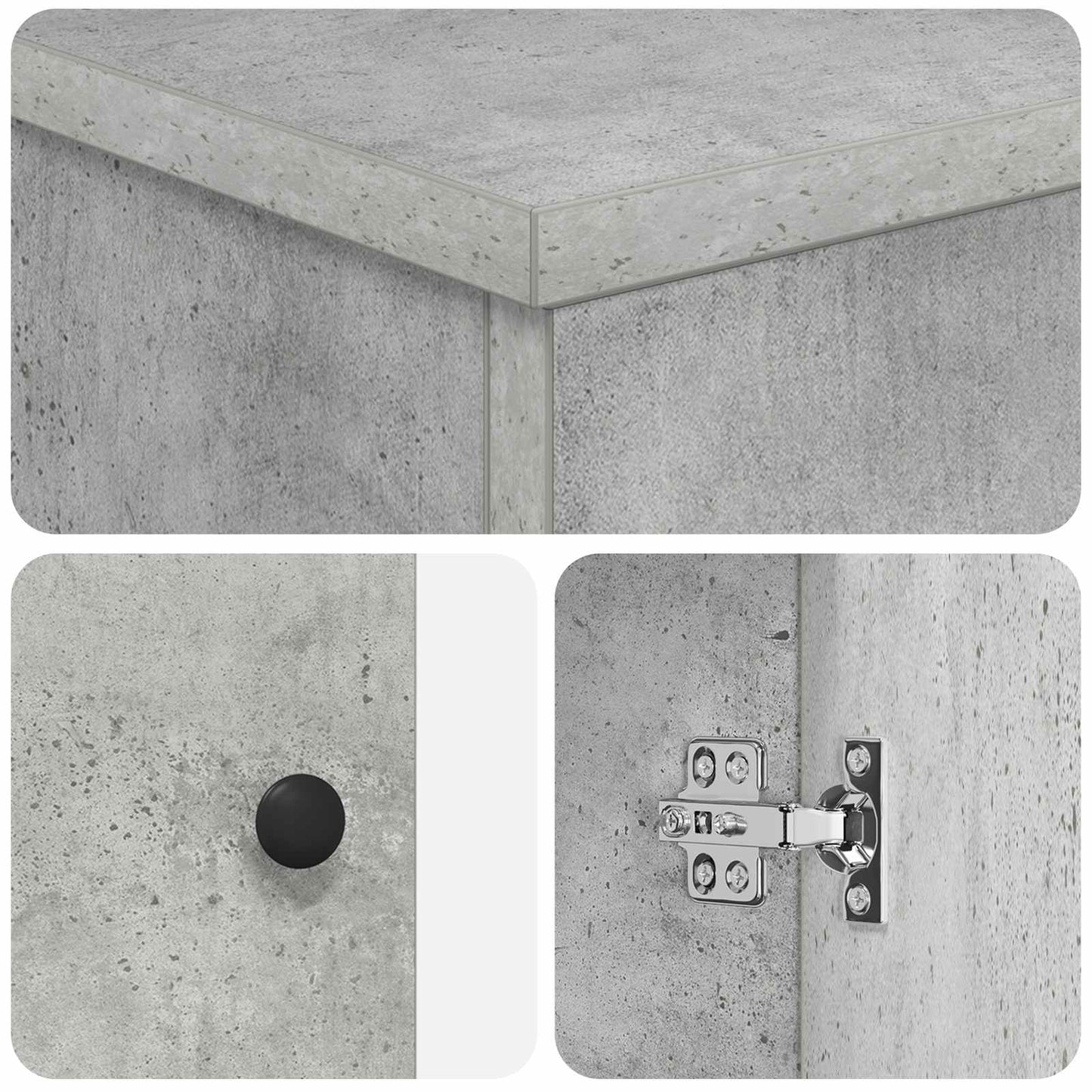 Mobile da bagno con lavabo Grigio Cemento 54 x 35 x 83 cm | homemem39
