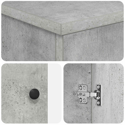 Mobile da bagno con lavabo Grigio Cemento 54 x 35 x 83 cm | homemem39
