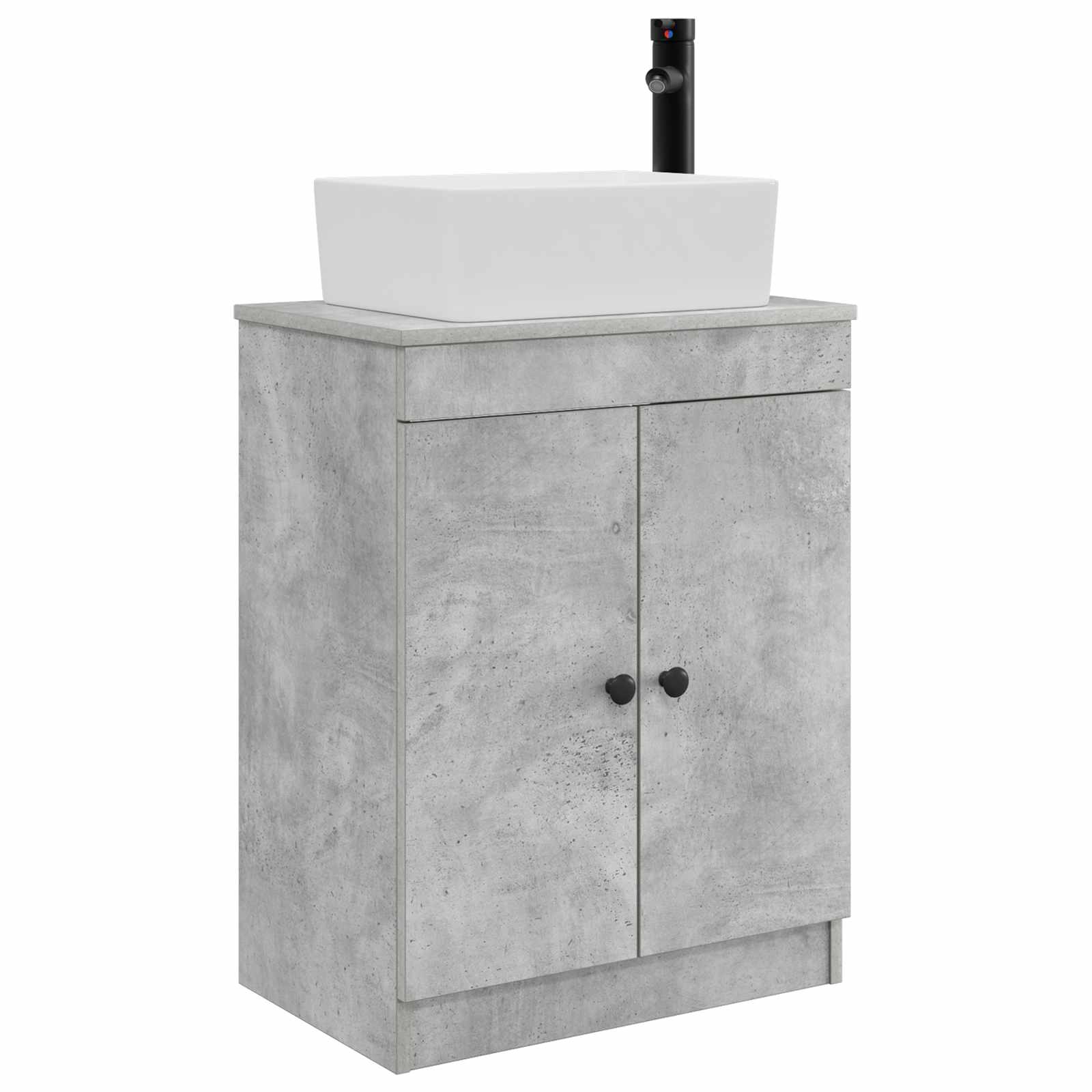 Mobile da bagno con lavabo Grigio Cemento 54 x 35 x 83 cm | homemem39