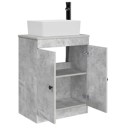 Mobile da bagno con lavabo Grigio Cemento 54 x 35 x 83 cm | homemem39
