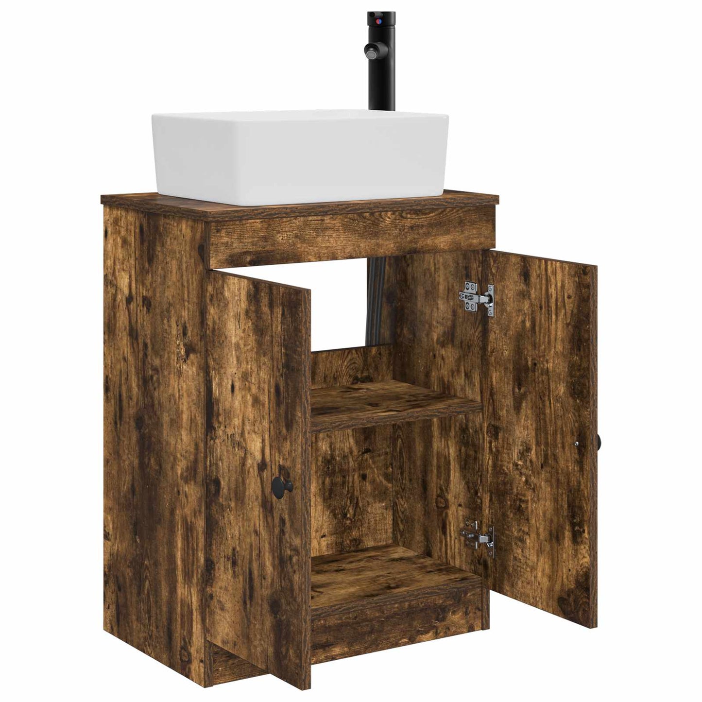 Mobile da bagno con lavabo Rovere Fumo 54 x 35 x 83 cm