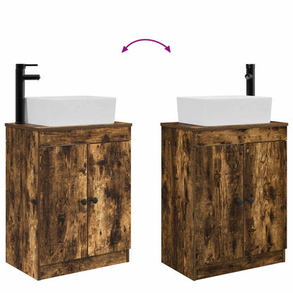Mobile da bagno con lavabo Rovere Fumo 54 x 35 x 83 cm | homemem39