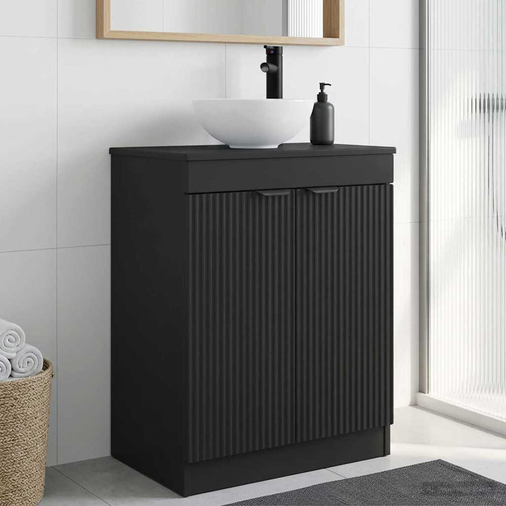 Mobile da bagno con lavabo Nero 54 x 35 x 83 cm | homemem39