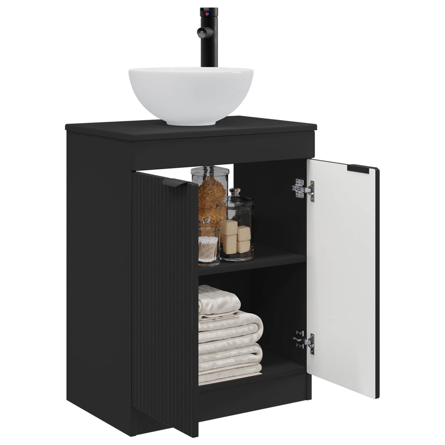 Mobile da bagno con lavabo Nero 54 x 35 x 83 cm | homemem39