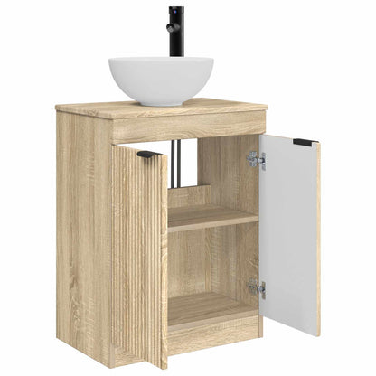 Mobile da bagno con lavabo Rovere Sonoma 54 x 35 x 83 cm