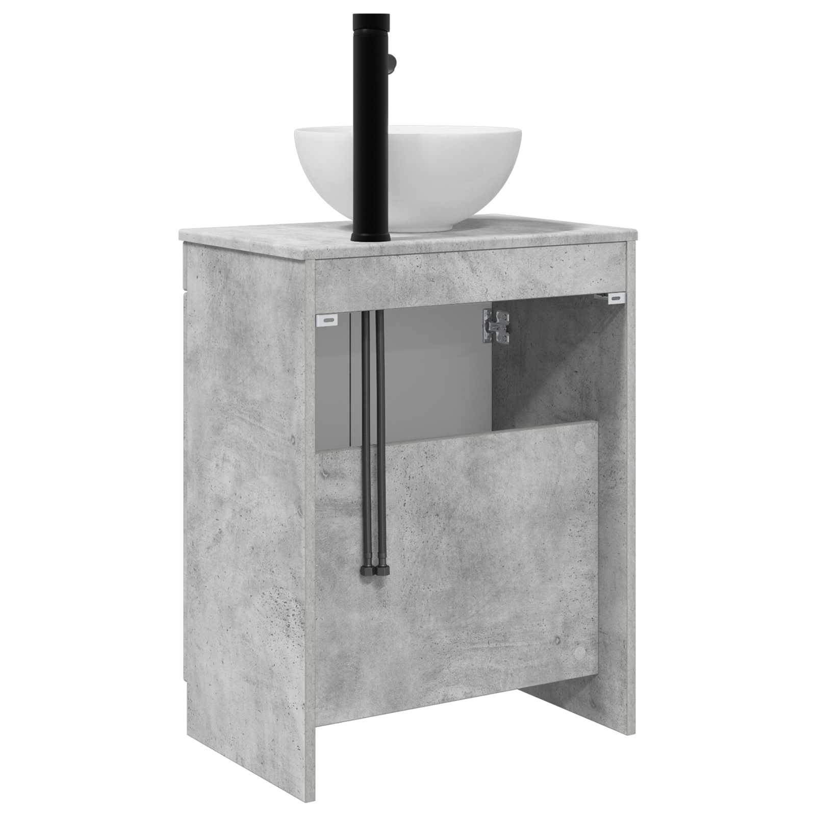 Mobile da bagno con lavabo Grigio Cemento 54 x 35 x 83 cm | homemem39