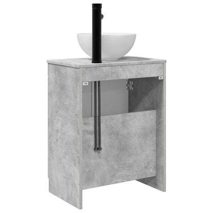 Mobile da bagno con lavabo Grigio Cemento 54 x 35 x 83 cm | homemem39