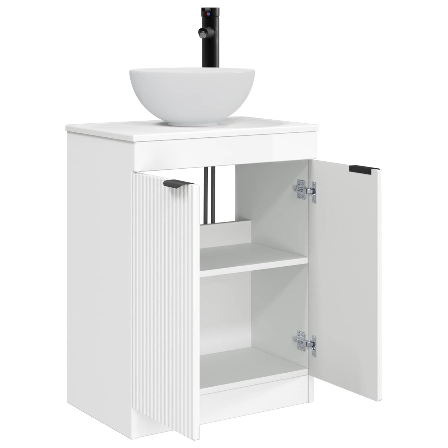Mobile da bagno con lavabo Bianco Lucido 54 x 35 x 83 cm | homemem39