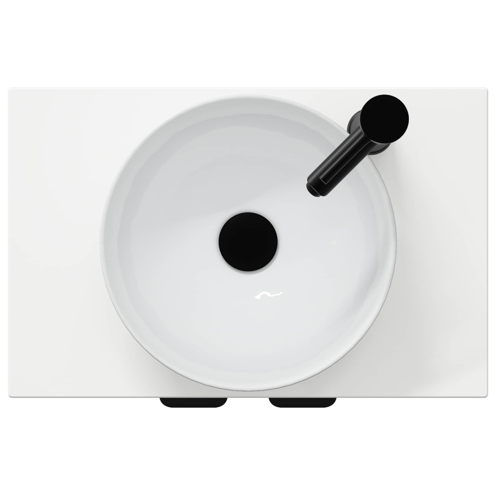Mobile da bagno con lavabo Bianco Lucido 54 x 35 x 83 cm | homemem39
