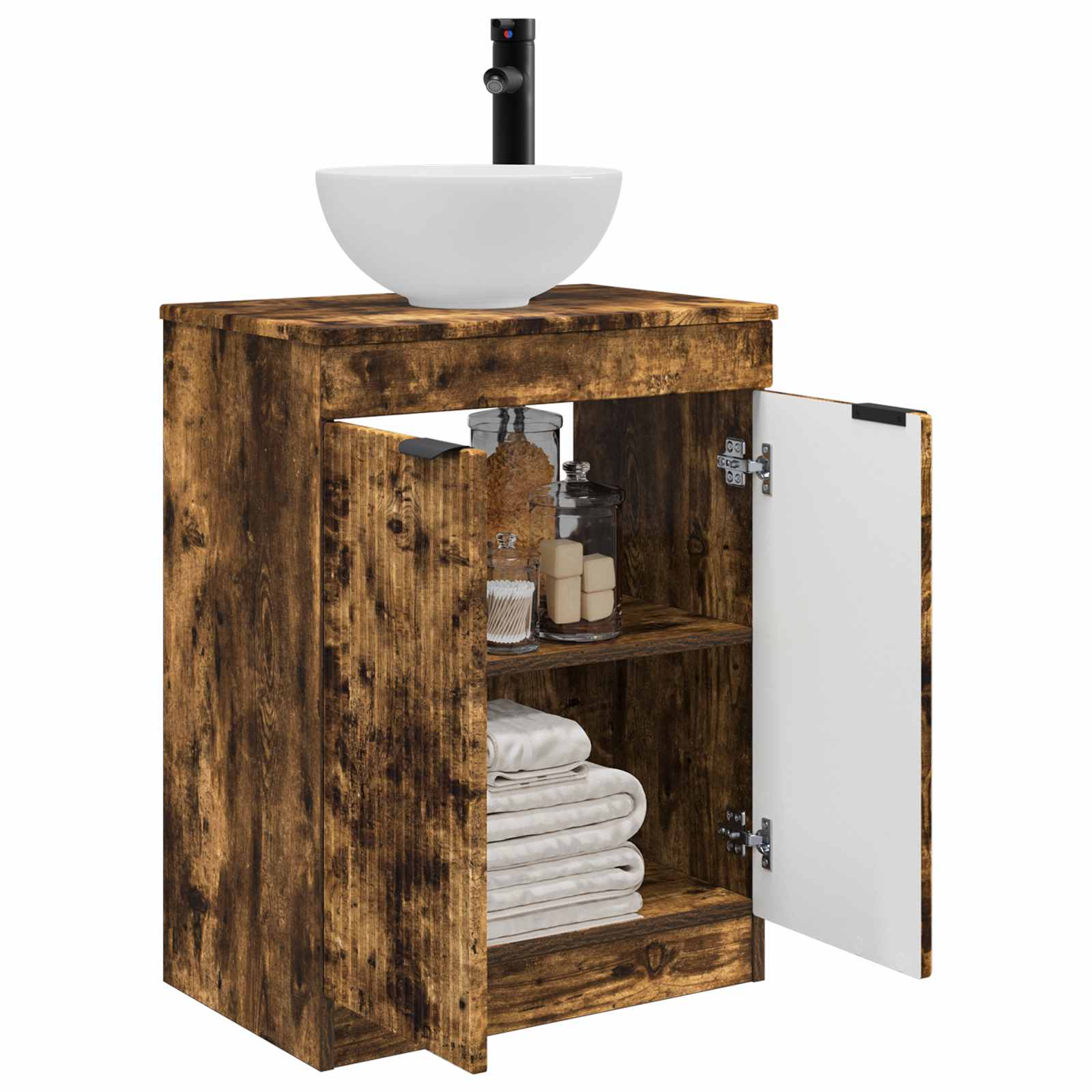 Mobile da bagno con lavabo Rovere Fumo 54 x 35 x 83 cm | homemem39
