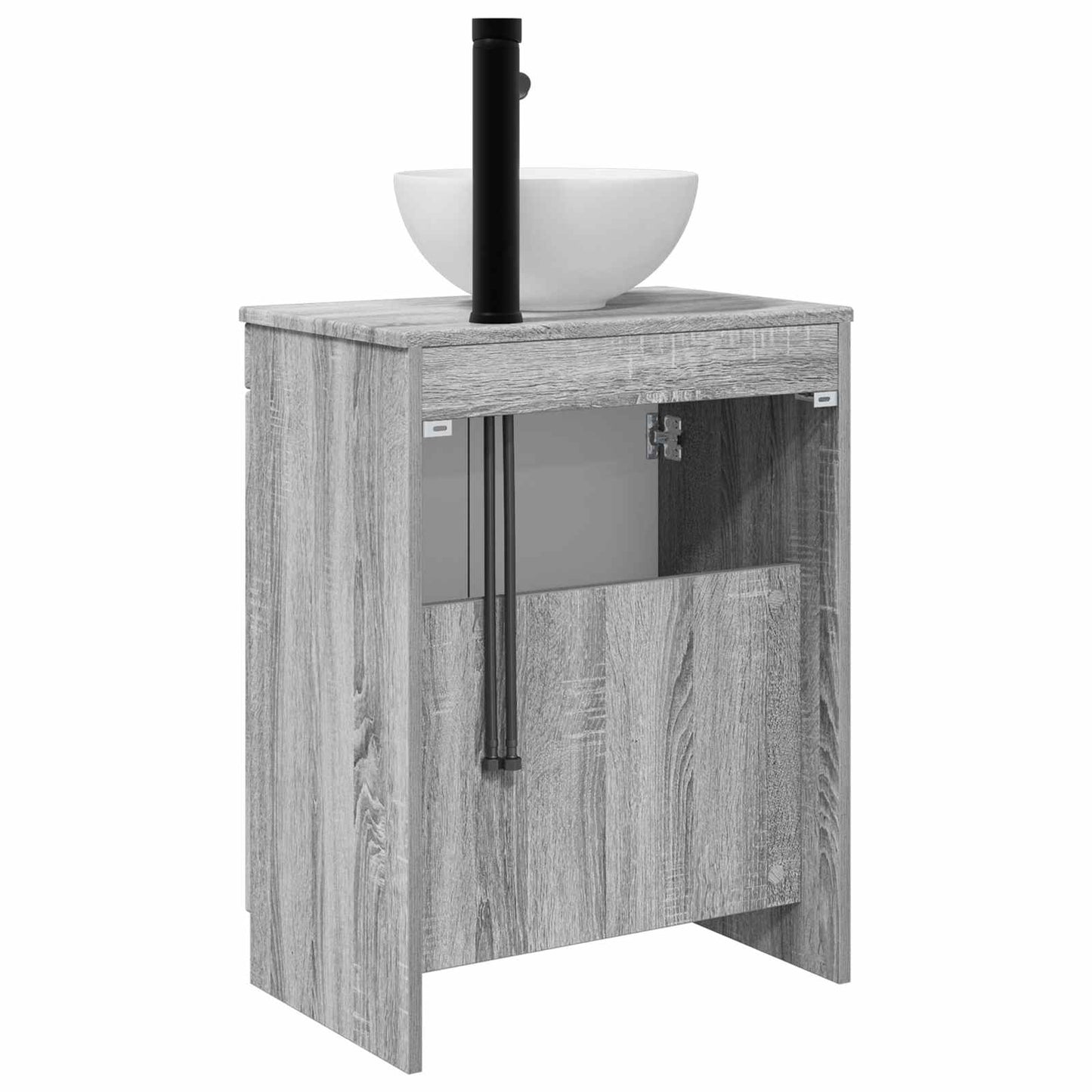 Mobile da bagno con lavabo Sonoma grigio 54 x 35 x 83 cm | homemem39