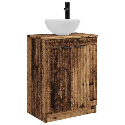 Mobile da bagno con lavabo Legno antico 54 x 35 x 83 cm