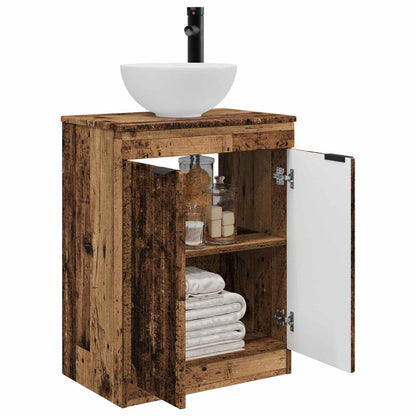Mobile da bagno con lavabo Legno antico 54 x 35 x 83 cm