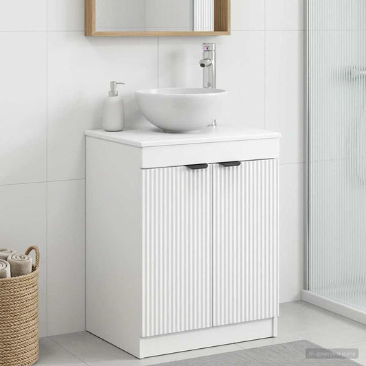 Mobile da Bagno Bianco 54 x 41 x 70 cm Legno ingegnerizzato | homemem39