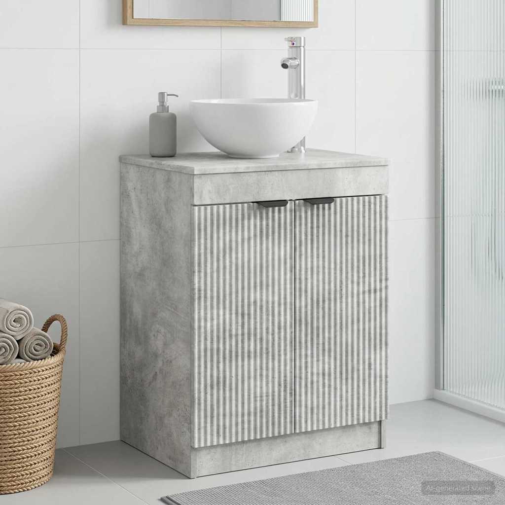 Mobile da Bagno Grigio Cemento 54 x 41 x 70 cm