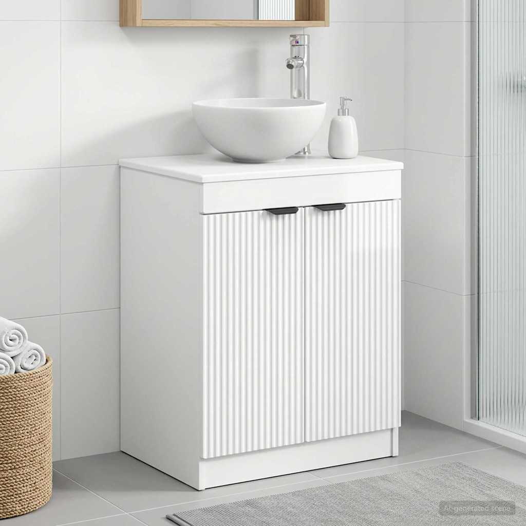 Mobile da Bagno Bianco Lucido 54 x 41 x 70 cm | homemem39
