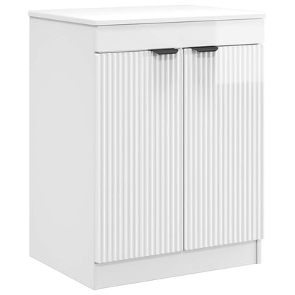Mobile da Bagno Bianco Lucido 54 x 41 x 70 cm | homemem39