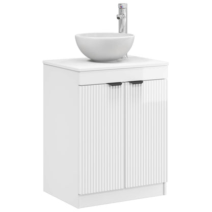 Mobile da Bagno Bianco Lucido 54 x 41 x 70 cm | homemem39