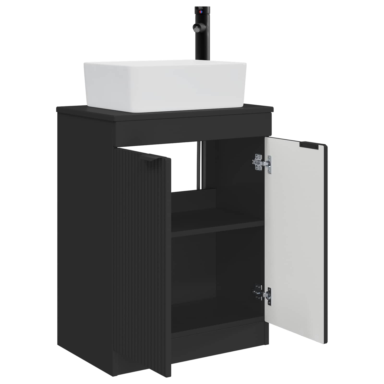 Mobile da bagno con lavabo Nero 54 x 35 x 83 cm | homemem39