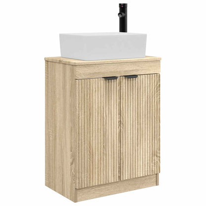 Mobile da bagno con lavabo Rovere Sonoma 54 x 35 x 83 cm