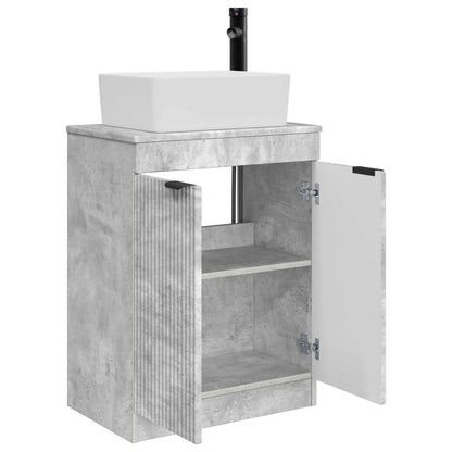 Mobile da bagno con lavabo Grigio Cemento 54 x 35 x 83 cm | homemem39