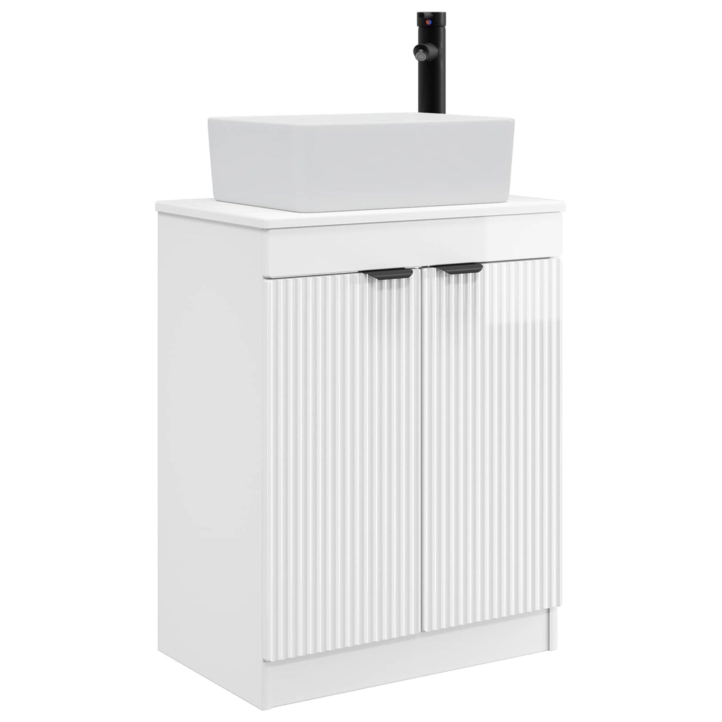 Mobile da bagno con lavabo Bianco Lucido 54 x 35 x 83 cm