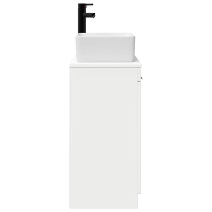 Mobile da bagno con lavabo Bianco Lucido 54 x 35 x 83 cm | homemem39