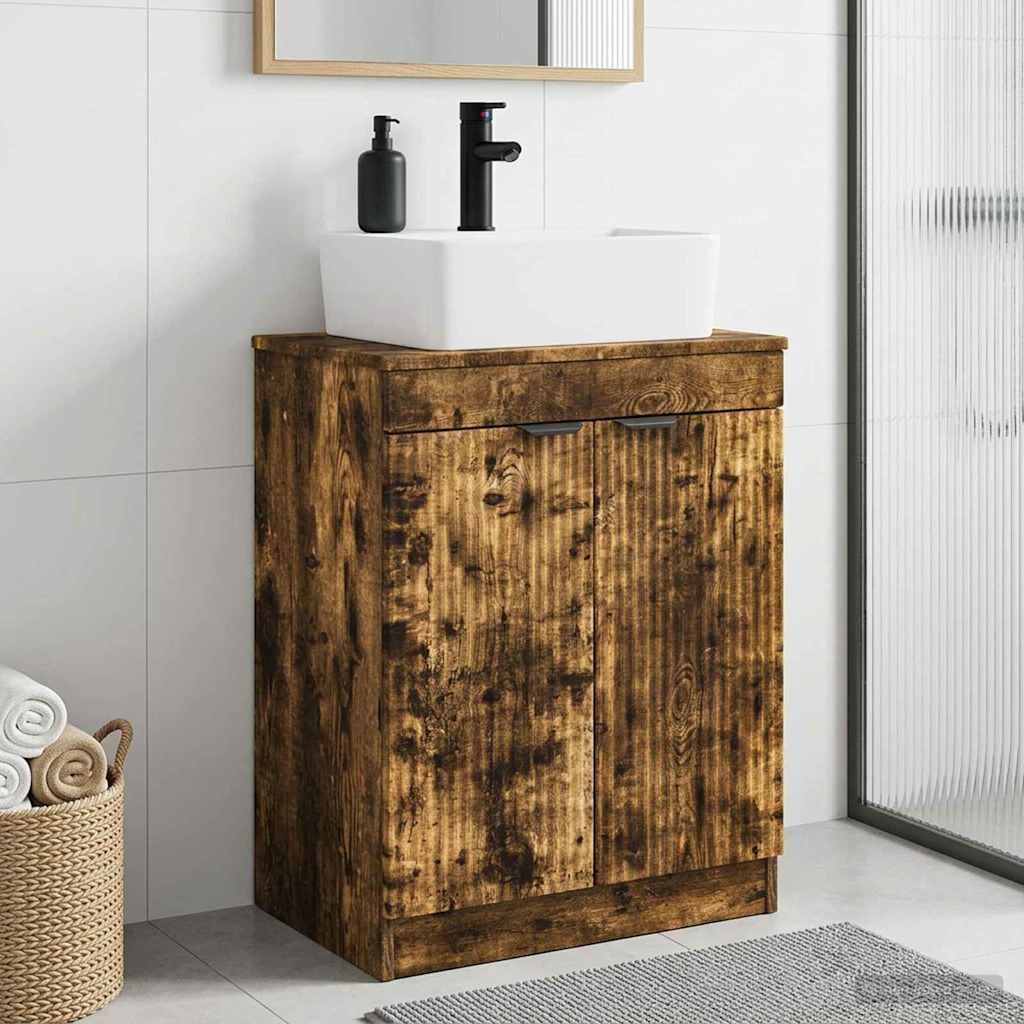 Mobile da bagno con lavabo Rovere Fumo 54 x 35 x 83 cm | homemem39