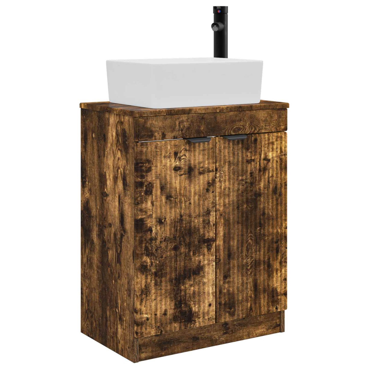 Mobile da bagno con lavabo Rovere Fumo 54 x 35 x 83 cm