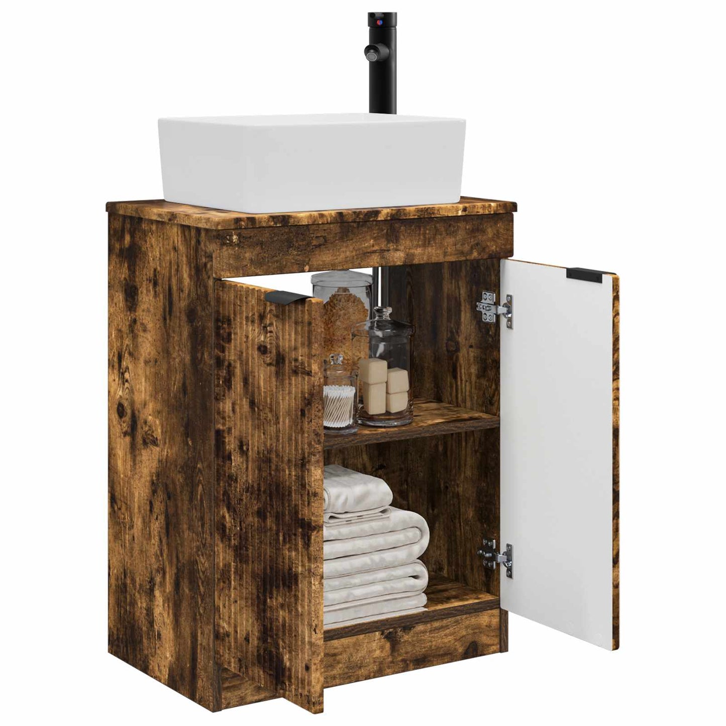 Mobile da bagno con lavabo Rovere Fumo 54 x 35 x 83 cm | homemem39
