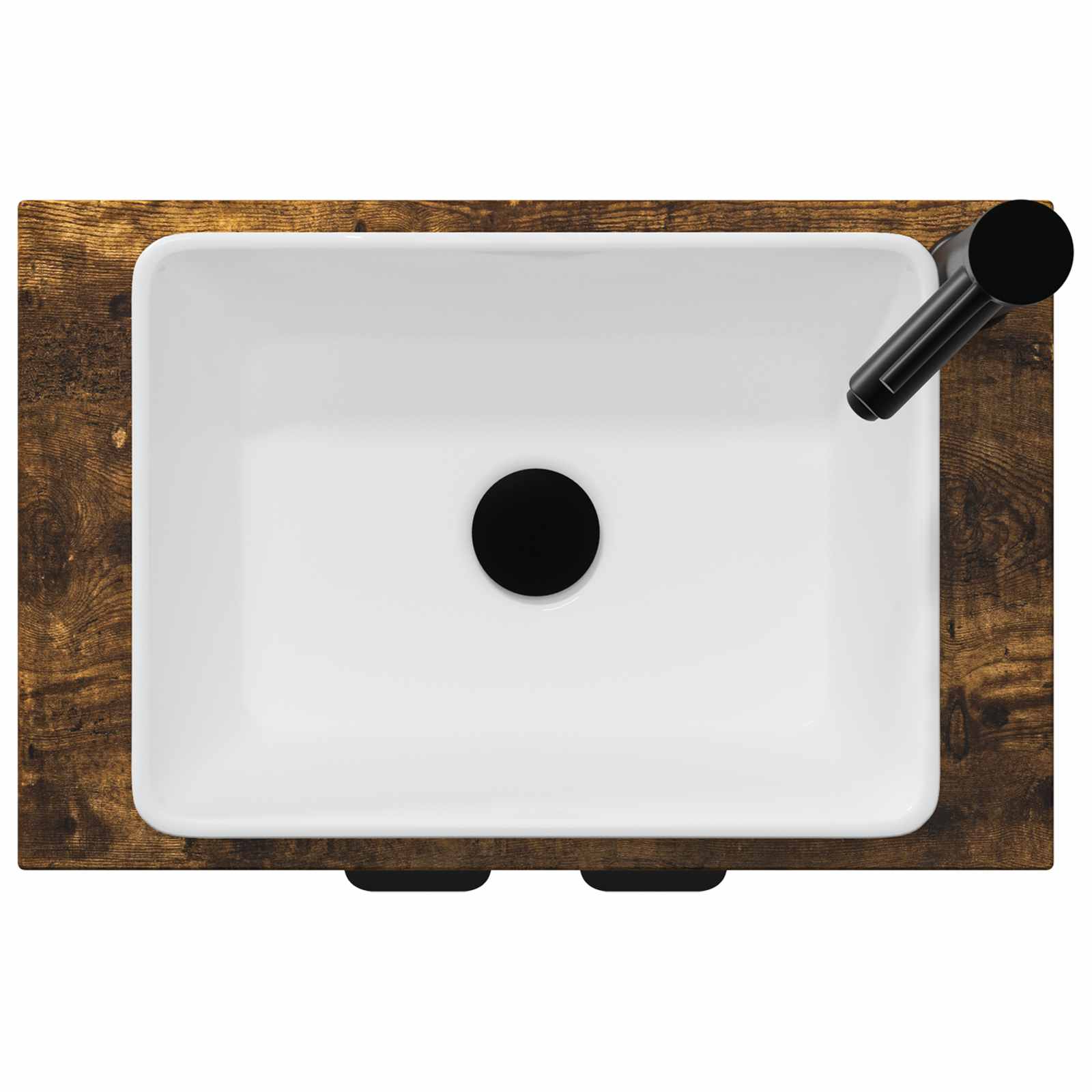 Mobile da bagno con lavabo Rovere Fumo 54 x 35 x 83 cm | homemem39