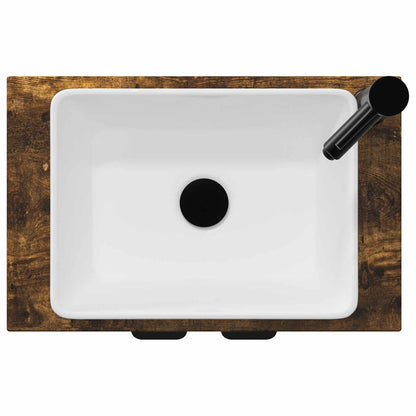 Mobile da bagno con lavabo Rovere Fumo 54 x 35 x 83 cm | homemem39