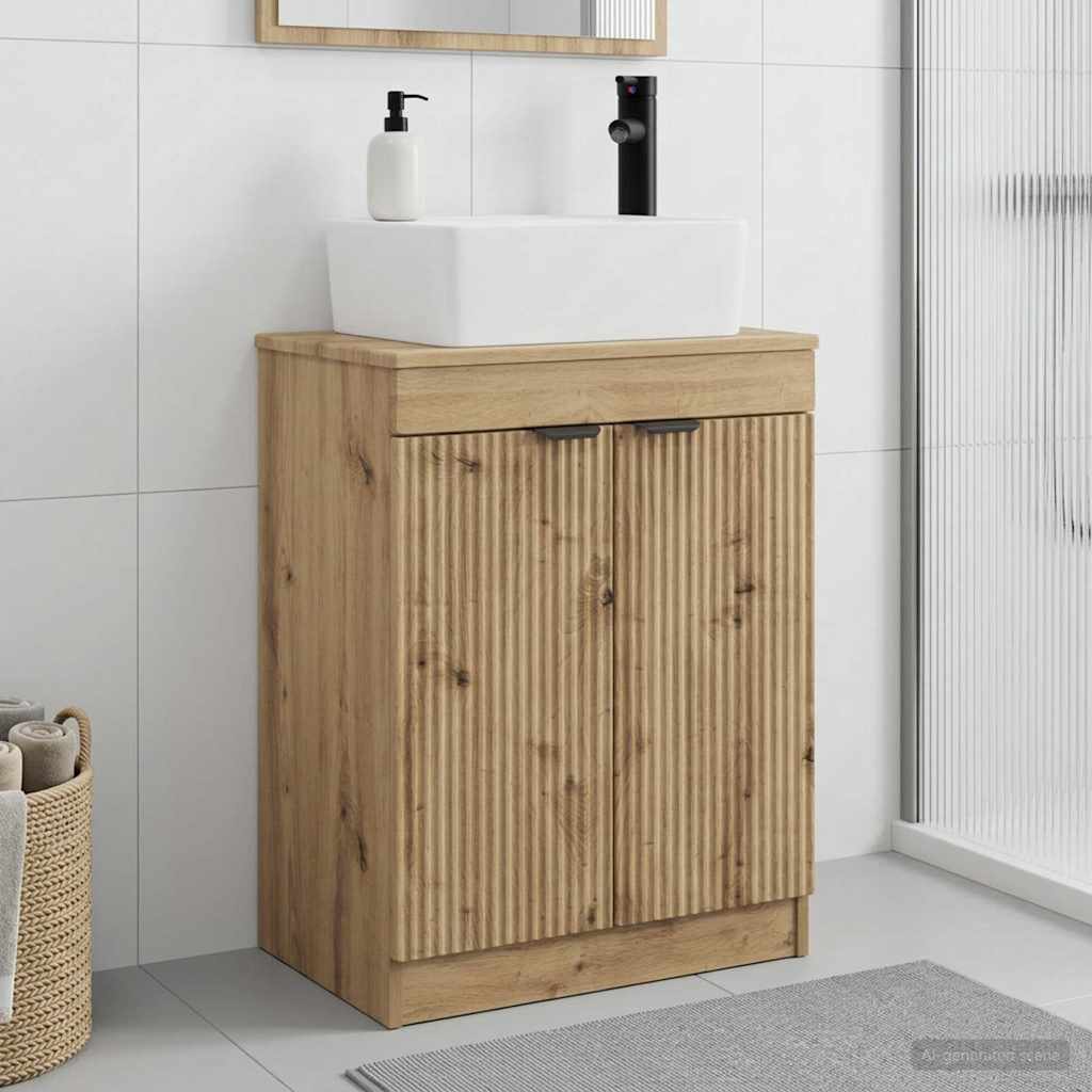 Mobile da bagno con lavabo Rovere Artigianale 54 x 35 x 83 cm | homemem39
