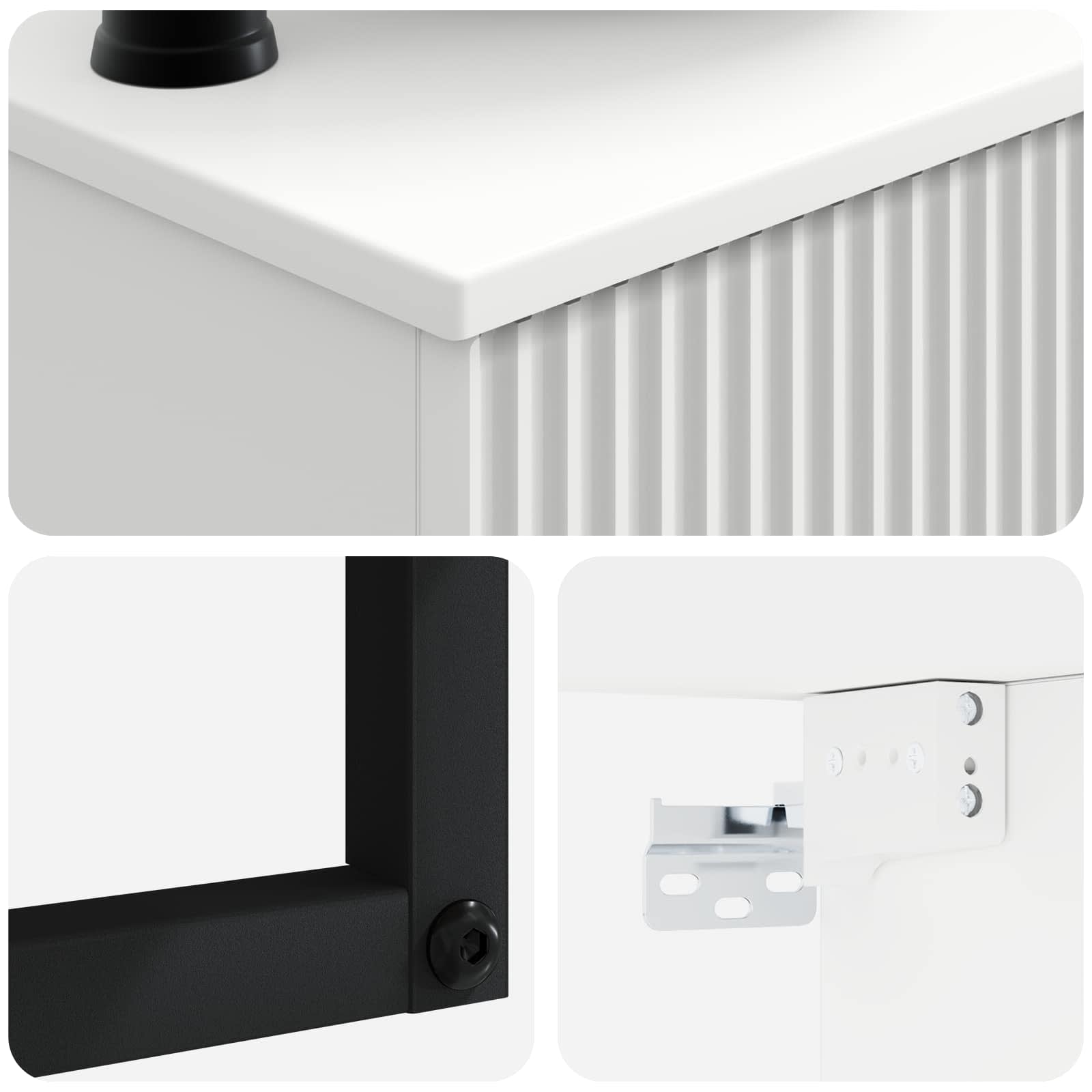 Lavabo da Parete Bianco 40 x 35 x 39 cm Legno ingegnerizzato | homemem39