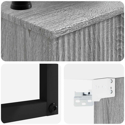 Lavabo da Parete Sonoma grigio 40 x 35 x 39 cm | homemem39