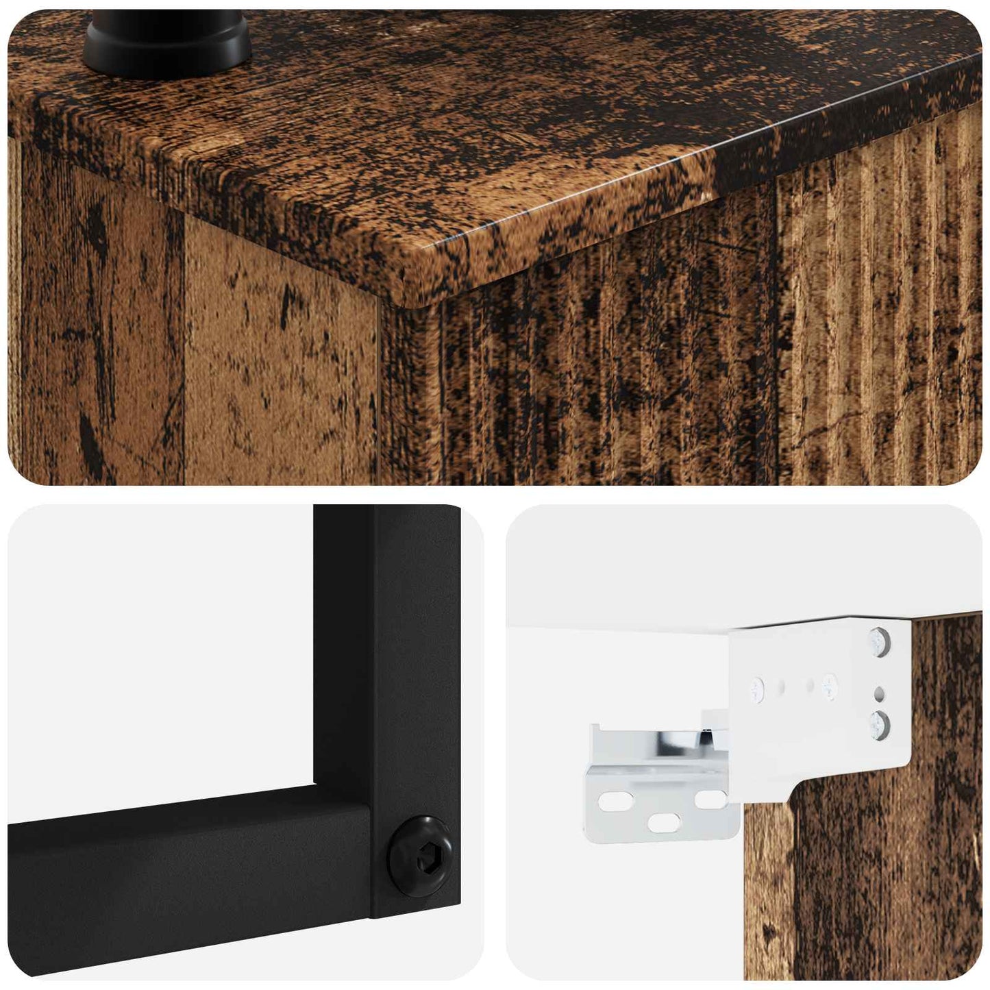 Lavabo da Parete Legno antico 40 x 35 x 39 cm | homemem39
