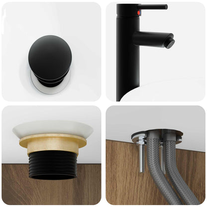 Lavabo da Parete Rovere Artigianale 40 x 41 x 40,5 cm | homemem39